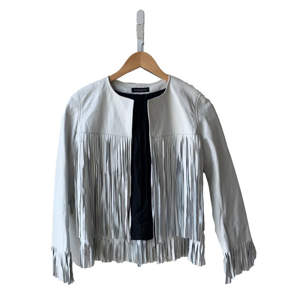 The Perfext Tassel Leather Jacket